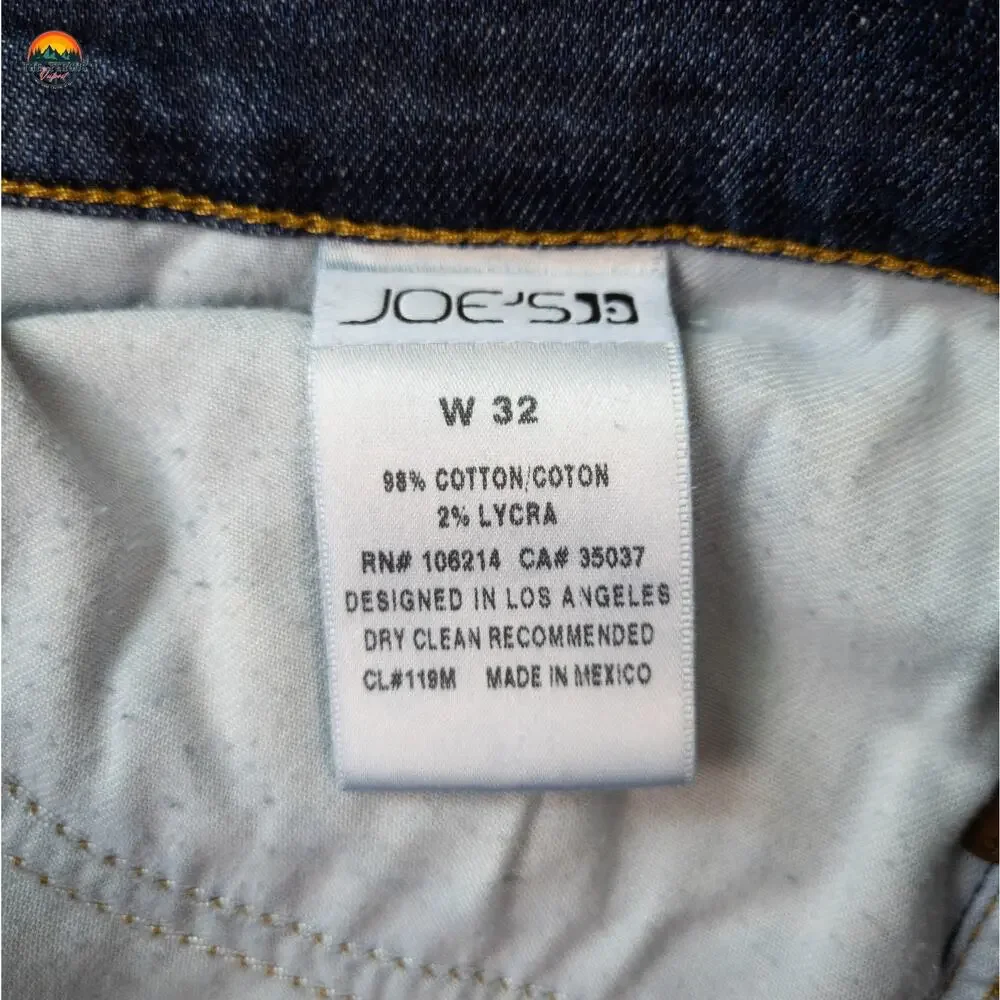 Joe's Cropped Jeans Blue Medium Wash Skinny Leg Denim Pockets Women's Size 32